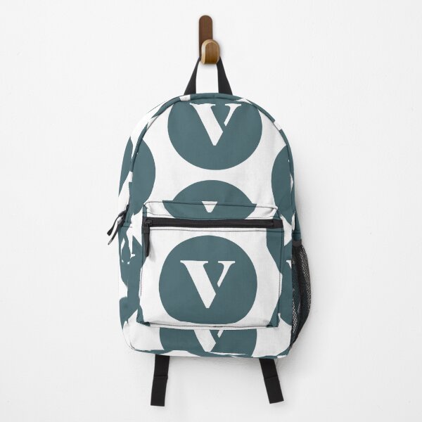 Item preview, Lowercase Alphabet V in Green Circle Modern Monogram Family Name Initial designed and sold by Ching Teoh.
