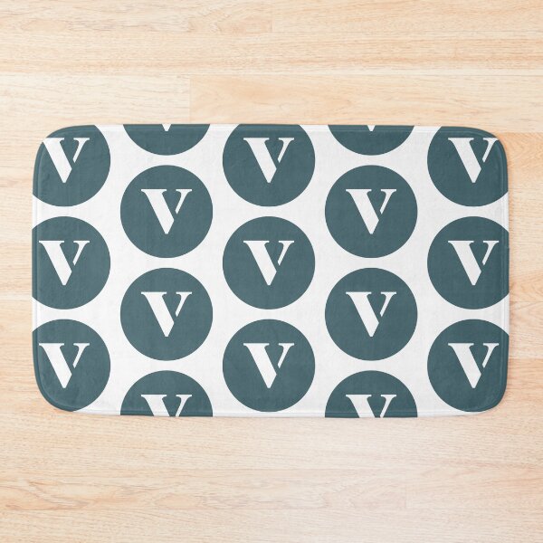 Item preview, Lowercase Alphabet V in Green Circle Modern Monogram Family Name Initial designed and sold by Ching Teoh.