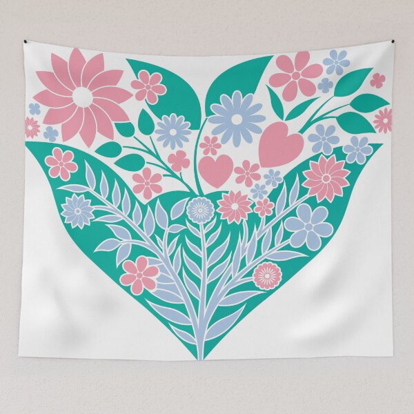 Item preview, Flower heart designed and sold by Jubjangm3.