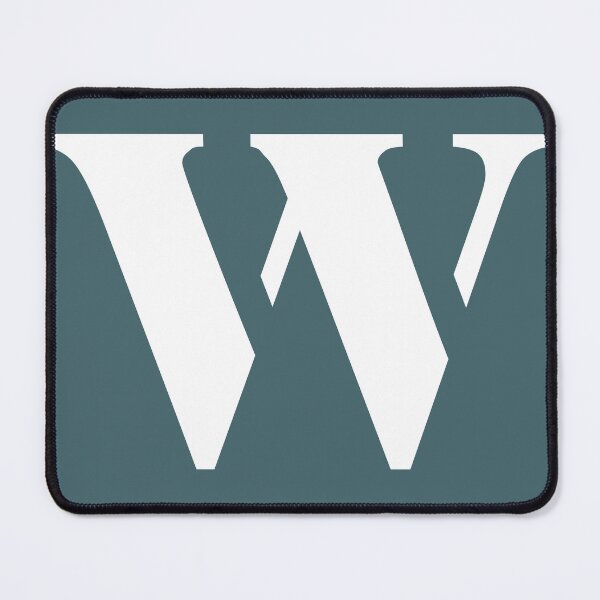 Item preview, Lowercase Alphabet W in Green Circle Modern Monogram Family Name Initial designed and sold by Ching Teoh.