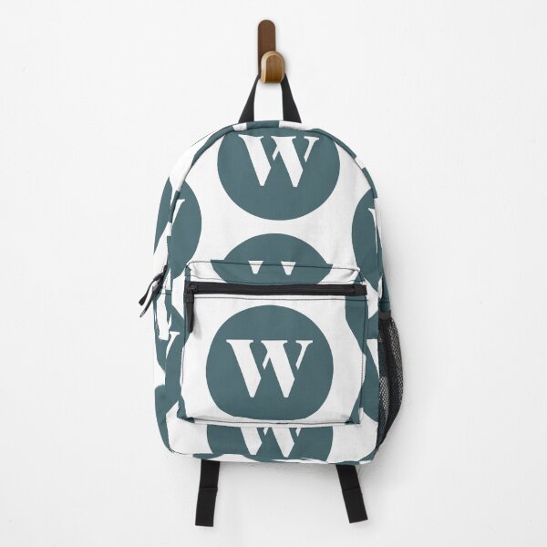 Item preview, Lowercase Alphabet W in Green Circle Modern Monogram Family Name Initial designed and sold by Ching Teoh.