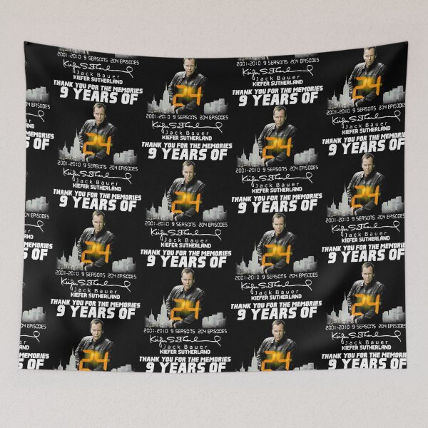 Item preview, 9-years-of-24-Jack-Bauer-Kiefer-Sutherland-thank-you-for-the-memories designed and sold by Bustamante84.