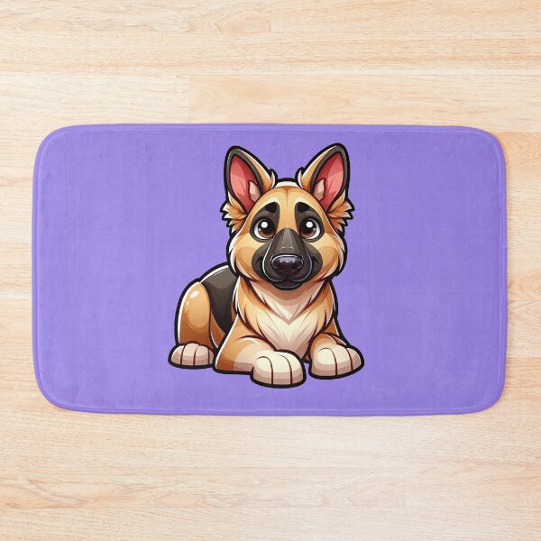 Item preview, Cute Friendly German Shepherd Breed Cartoony designed and sold by TD-Humor.