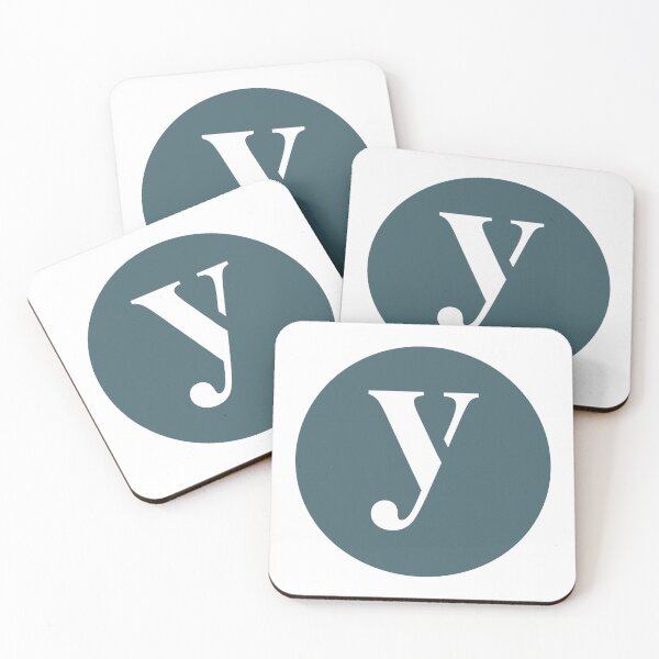 Item preview, Lowercase Alphabet Y in Green Circle Modern Monogram Family Name Initial designed and sold by Ching Teoh.