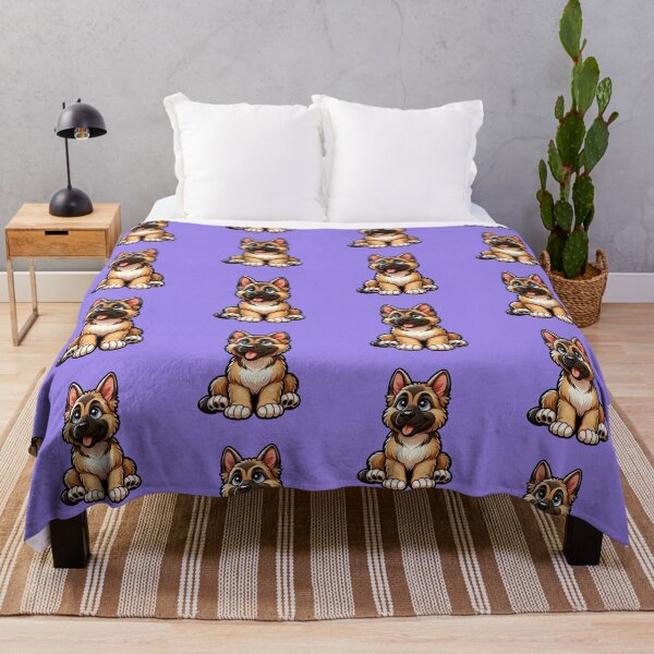 Item preview, Cute Friendly German Shepherd Breed Cartoony designed and sold by TD-Humor.