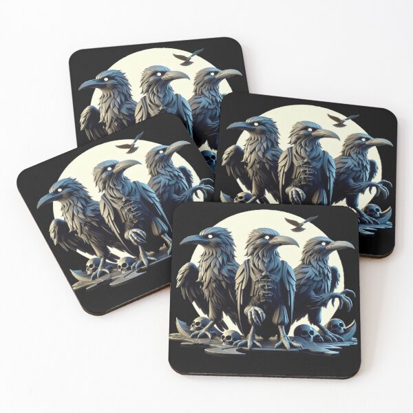 Item preview, black crows classic t-shirt designed and sold by Elouk.