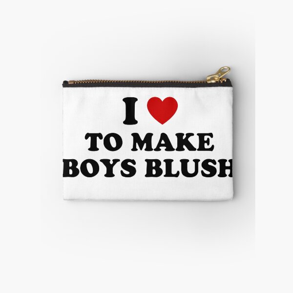 Item preview,  I <3 to make boys blush - quote designed and sold by Lyxy.
