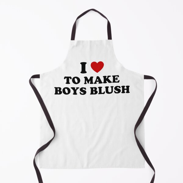 Item preview, I <3 to make boys blush - quote designed and sold by Lyxy.