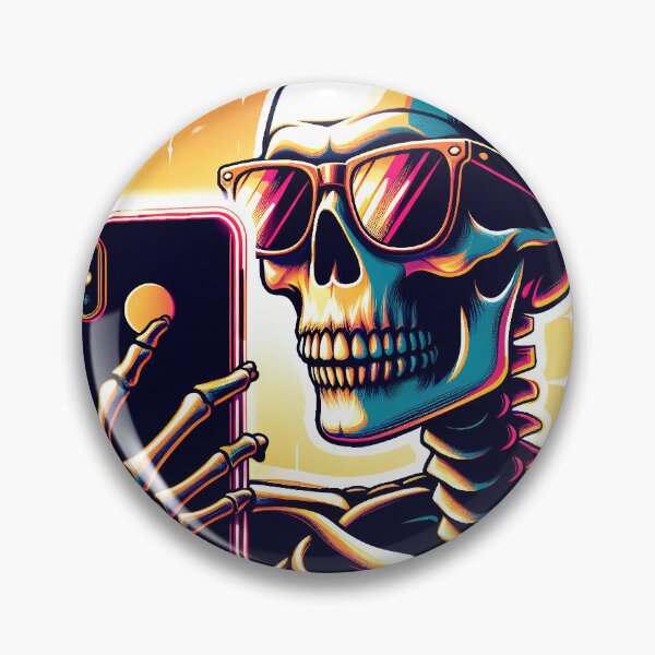 Item preview, Skeleton Selfie: Unearthly Encounter in a Click designed and sold by FikirSanat.