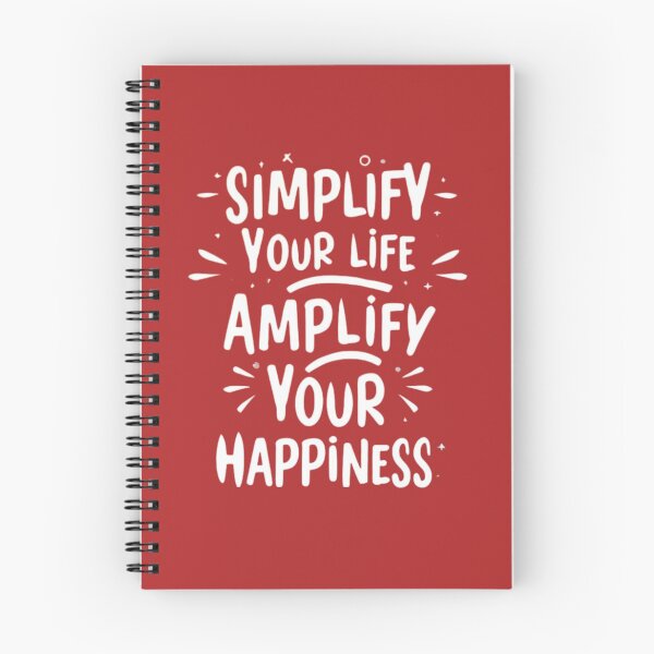 Item preview, Simplify Your Life Amplify Your Happiness designed and sold by Rell1970.