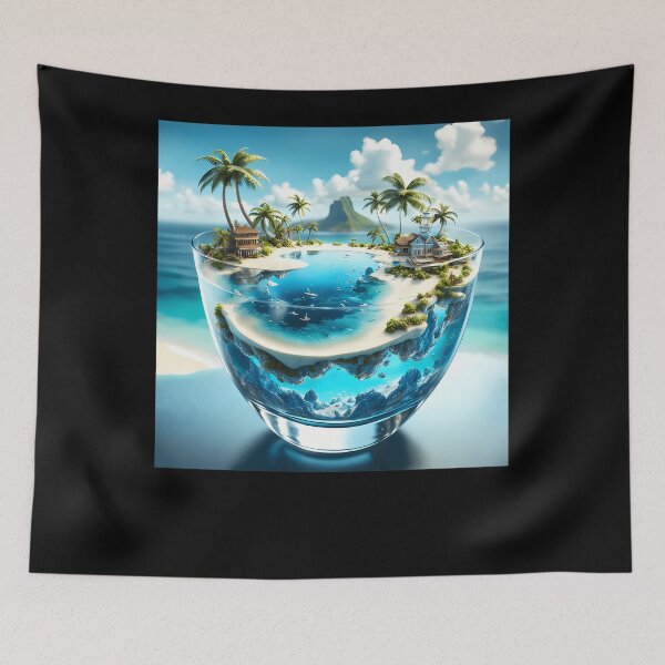 Item preview, Island Escape Punch designed and sold by Joannetdresli.