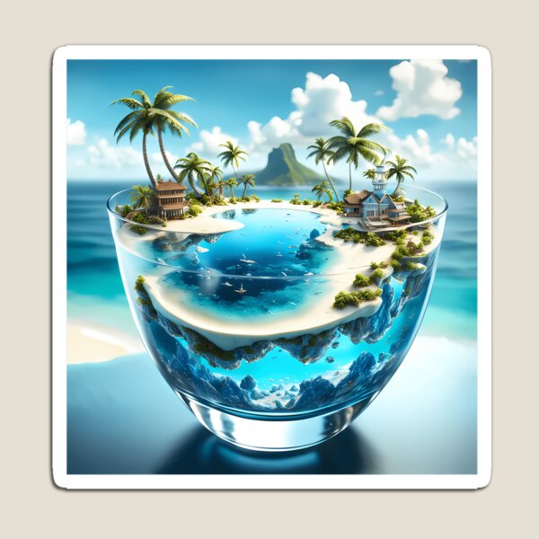 Item preview, Island Escape Punch designed and sold by Joannetdresli.