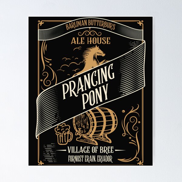 Item preview, The Prancing Pony designed and sold by KIMBTODD.