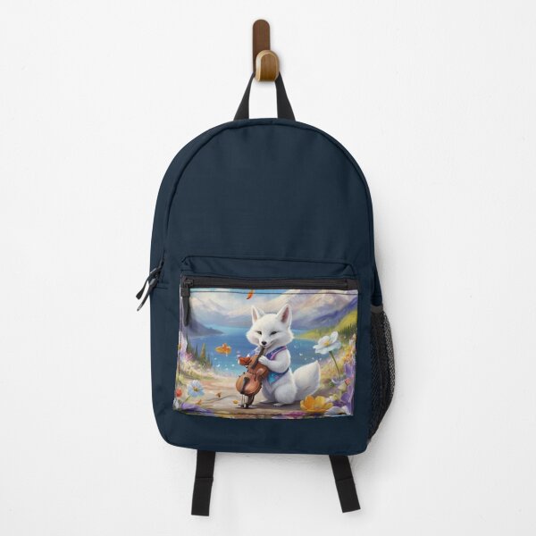 Item preview, White fox plays the cello designed and sold by Artbellachi.
