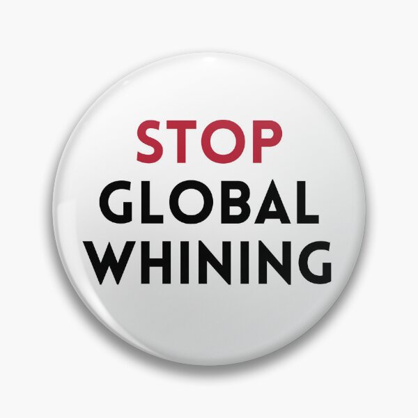 Item preview, Stop global whining blue collar designed and sold by RossDillon.