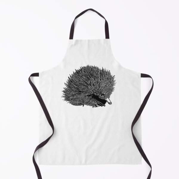 Item preview, Black and white echidna illustration designed and sold by Lulu-Bells.