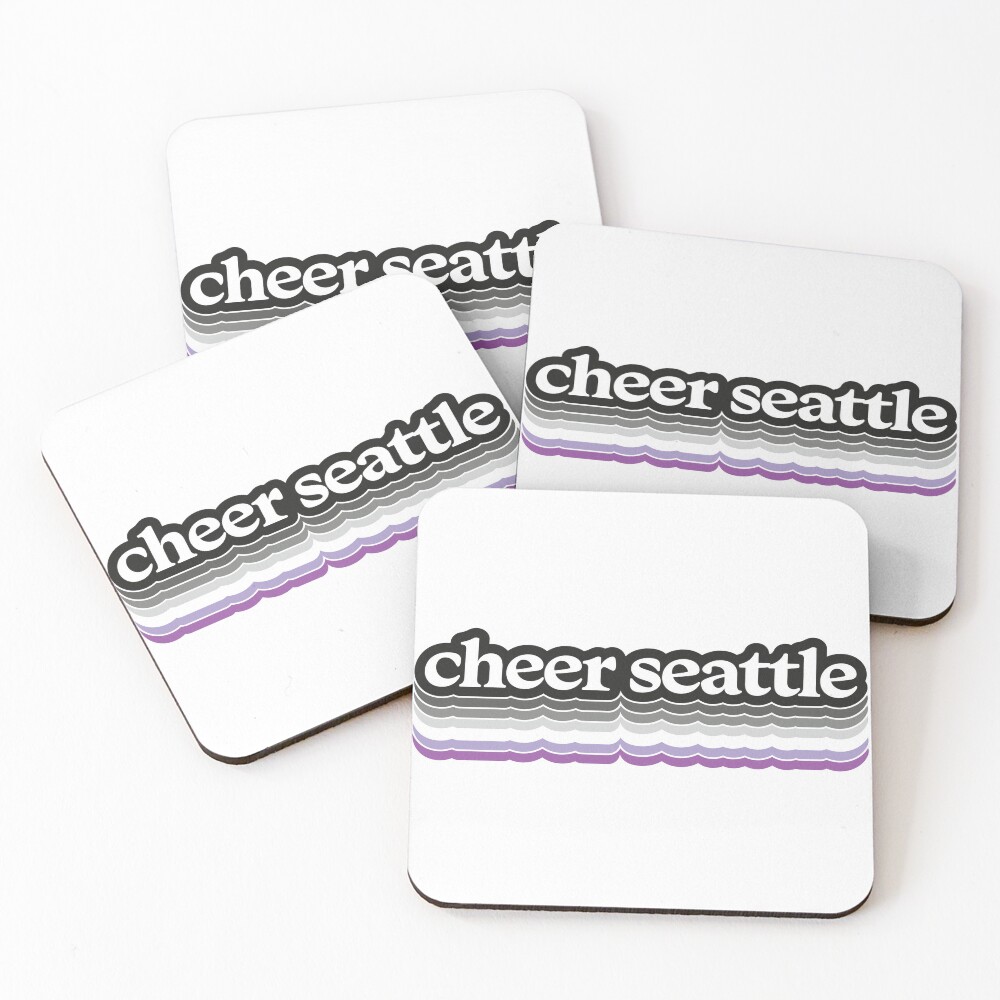 Item preview, Coasters (Set of 4) designed and sold by CheerSeattle.