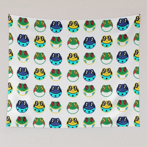Item preview, Simple Frog Pattern (Green, Blue & Yellow) designed and sold by Carsondood.