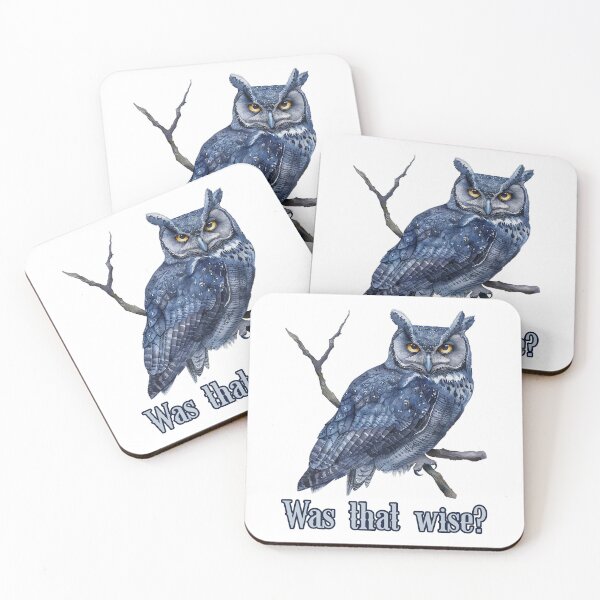 Item preview, Was that wise? A very judgy owl looking at you like, I saw that. designed and sold by JoyOfHopeStore.