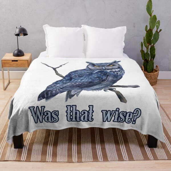 Item preview, Was that wise? A very judgy owl looking at you like, I saw that. designed and sold by JoyOfHopeStore.