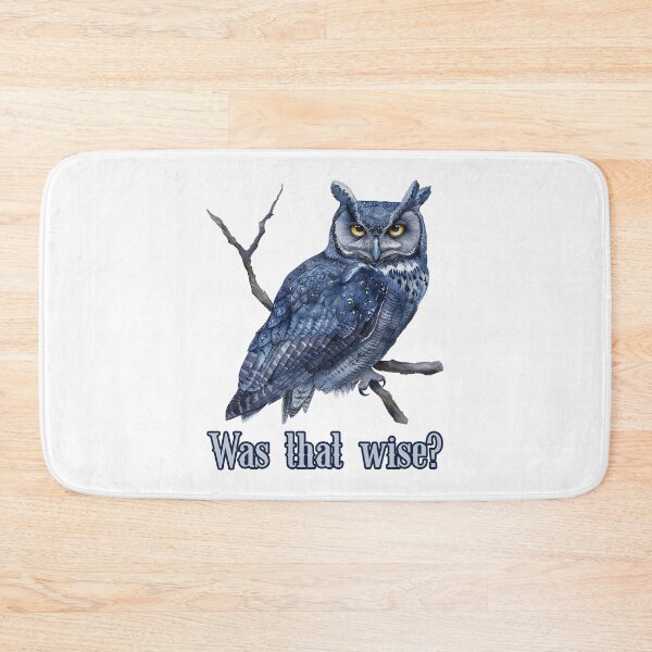 Item preview, Was that wise? A very judgy owl looking at you like, I saw that. designed and sold by JoyOfHopeStore.