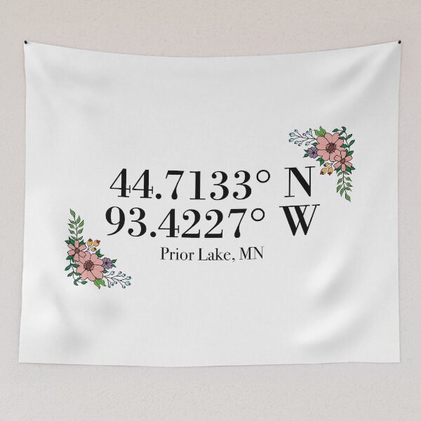 Item preview, Prior Lake, MN Coordinates designed and sold by mynameisliana.