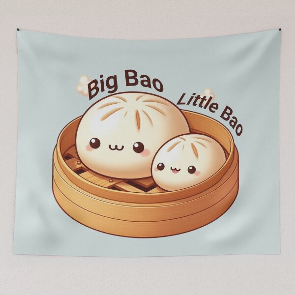 Item preview, Big Bao Little Bao designed and sold by TravelingPlateS.