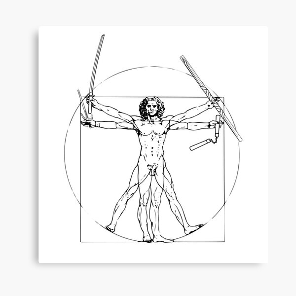 Item preview, Vitruvian Ninja Man designed and sold by radvas.