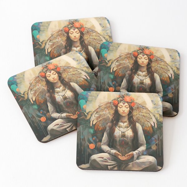 Item preview, Seeker of Visions: Native American Woman in Meditation designed and sold by Day Dreamer.