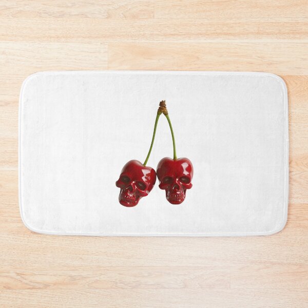 Item preview, Aesthetic Cute Red Cherry Skulls  designed and sold by DigitalLegends1.