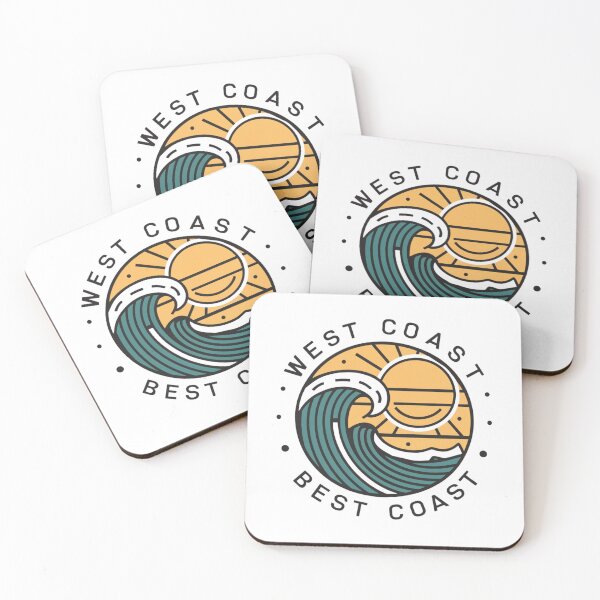 Item preview, West Coast, Best Coast designed and sold by trendybutterfly.