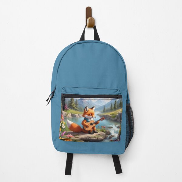 Item preview, Guitarist red fox in spring designed and sold by Artbellachi.