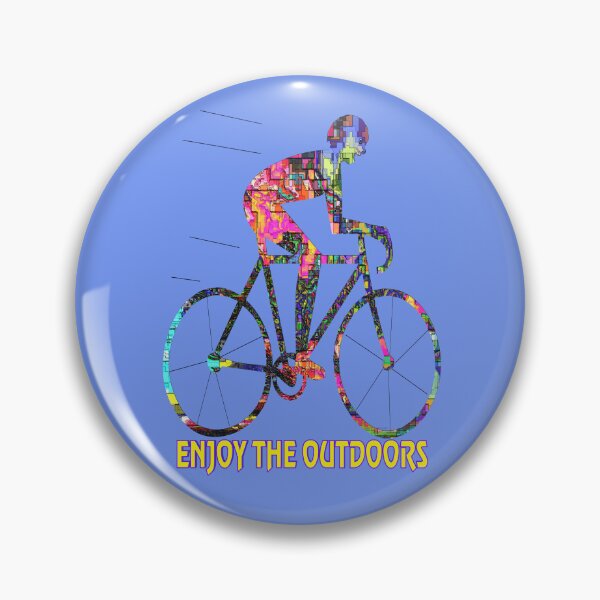 Item preview, Bike Rider Enjoys the Outdoors  designed and sold by kristalcurt.