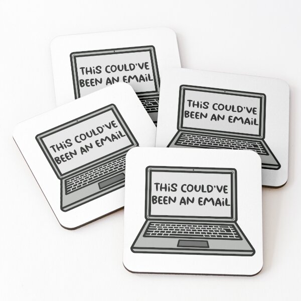 Item preview, This Could’ve Been an Email Laptop designed and sold by MakerBeeDesigns.