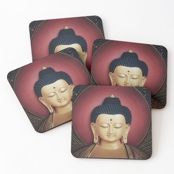 Item preview, Red Disk Buddha, No. 2 designed and sold by ArtLynette.
