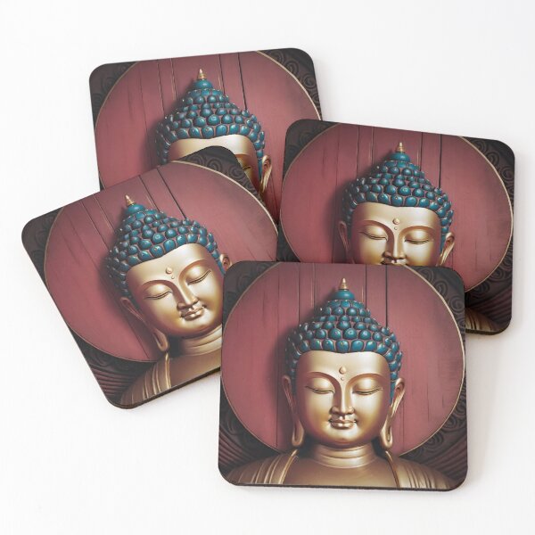 Item preview, Red Disk Buddha, No. 3 designed and sold by ArtLynette.