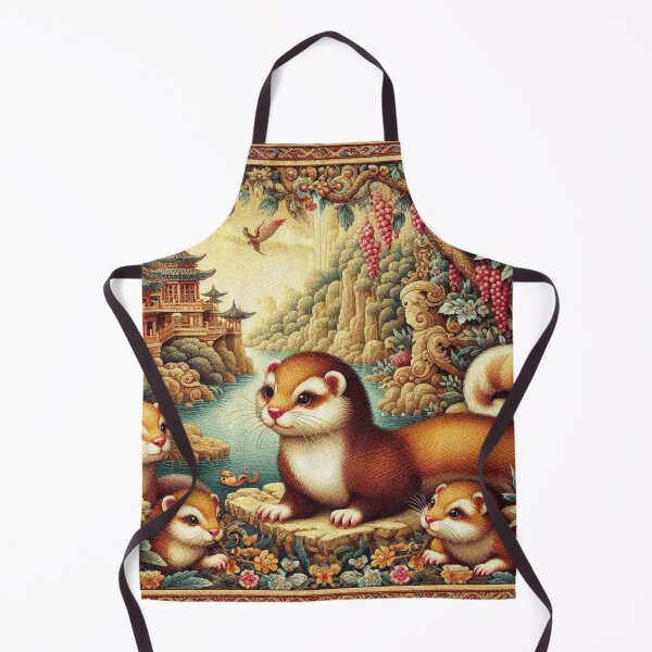 Item preview, Weasel Hangout in the River designed and sold by Illuministique.