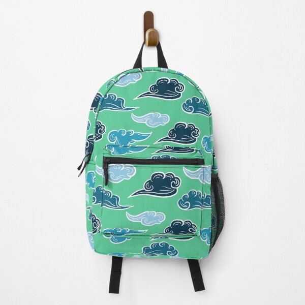 Item preview, Blue green anime clouds designed and sold by pinkyfish1010.