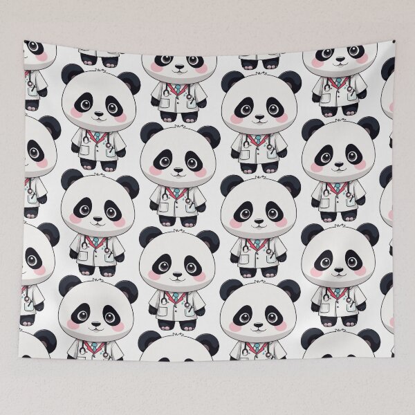 Item preview, Cute Doctor Panda  designed and sold by Atlantico54.