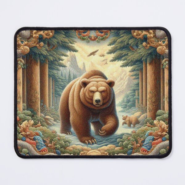 Item preview, Majestic Grizzly Bear in the Forest designed and sold by Illuministique.