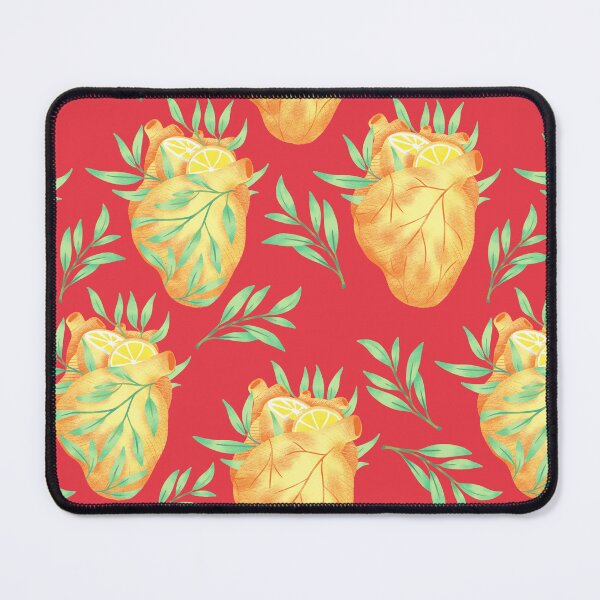 Item preview, Anatomical heart pattern on red designed and sold by pinkyfish1010.