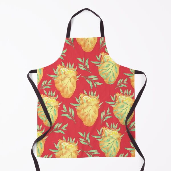 Item preview, Anatomical heart pattern on red designed and sold by pinkyfish1010.