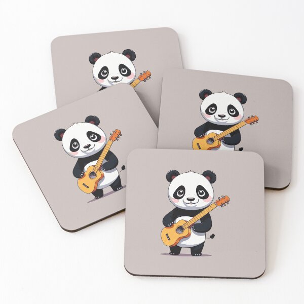 Item preview, Cute Panda Acoustic Guitar  designed and sold by Atlantico54.