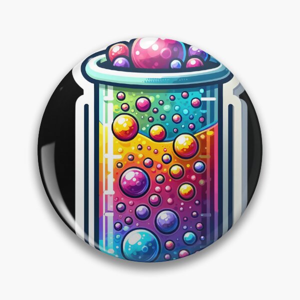 Item preview, Biochemistry Beaker Bliss - Vibrant Lab Reaction Sticker designed and sold by Molecularmerch.