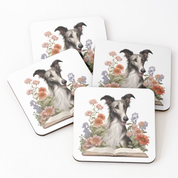 Item preview, Florisitc flowers Dog Silken Windhound  designed and sold by GoodyPaws.