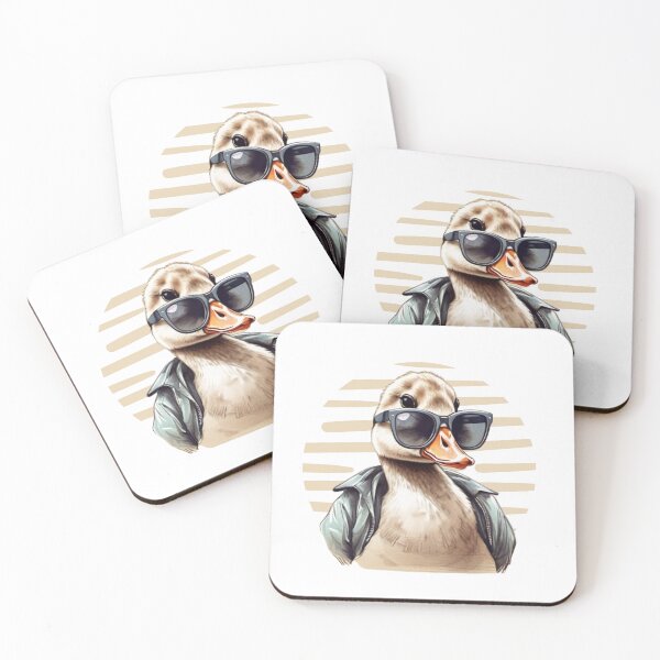 Item preview, Cool goose dude in a leather jacket and sunglasses. designed and sold by SaraSumi.