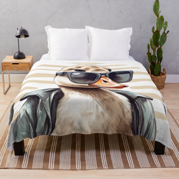 Item preview, Cool goose dude in a leather jacket and sunglasses. designed and sold by SaraSumi.
