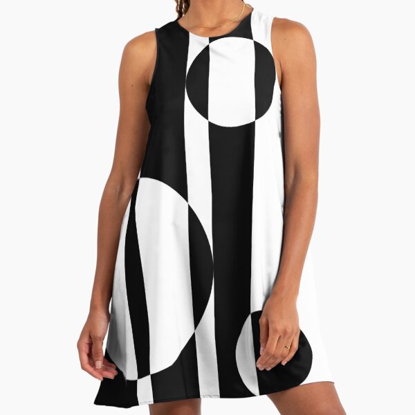 black and white mod dress Mod Vintage 1960s Dress in White Cotton Pique W Black & White Bow – Modig