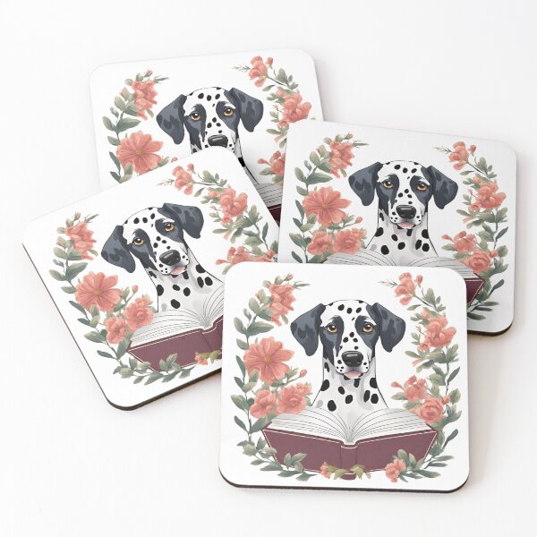 Item preview, Florisitc flowers Dog Dalmatian designed and sold by GoodyPaws.