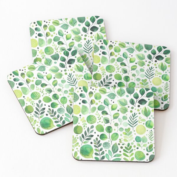 Item preview, Green Leaves Pattern designed and sold by xiao xuans.